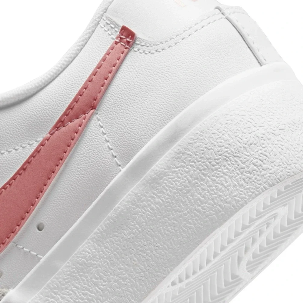 Nike Blazer Platform Low Womens 8.5 White Pink Glaze walking‎ shoes US Size